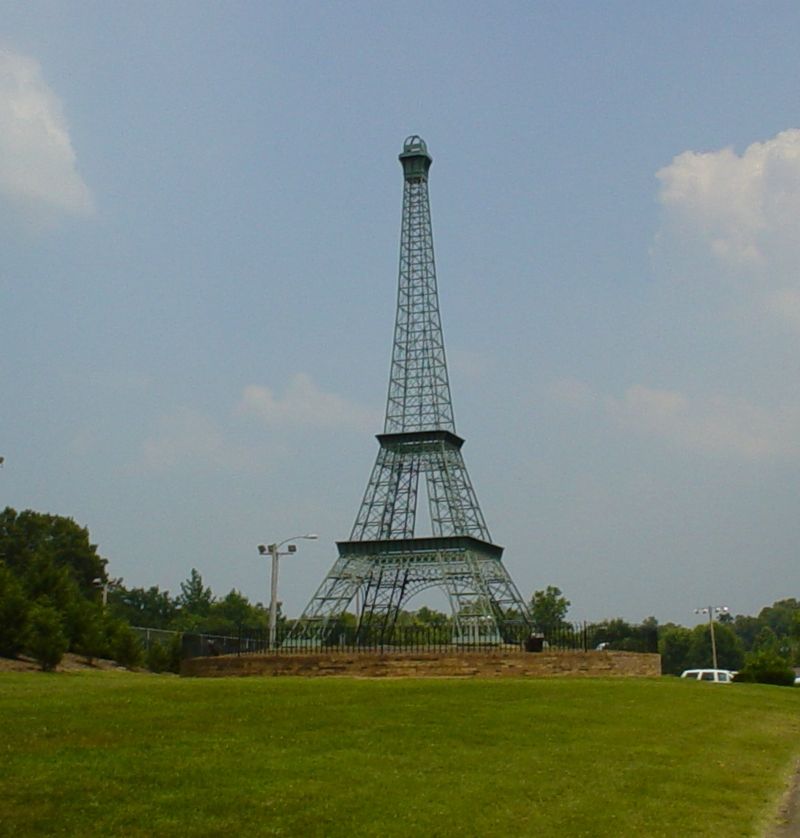 Eiffel Tower in Paris TN. Home Inspector serving Paris TN and surrounding areas.