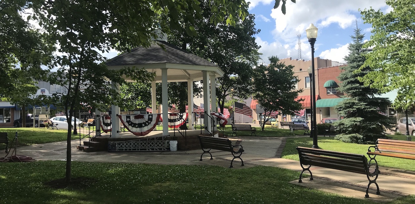 Gazebo in McKenzie Tennessee. Home Inspector serving McKenzie TN and surrounding areas.